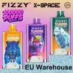 fizzy 100k 10000 x space rechargeable