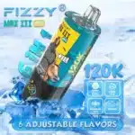 Fizzy 120k 120000 Züge 6 in 1 Einweg-E-Zigarette für sanften Dampfgenuss