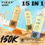 fizzy 150k puffs 15 in 1 smart modes mesh coil nicotine