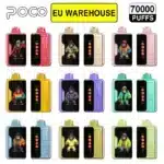 poco sweet 70000 puffs 70k airflow flavor nicotine e cigarette