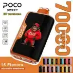 poco sweet 70000 puffs 70k mesh coil e cigarette disposable vape