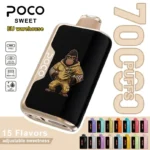 poco sweet 70000 puffs 70k pod system vape pen airflow