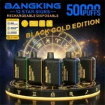 Bang King 50000 Puffs 50K Black Gold Disposable Vape