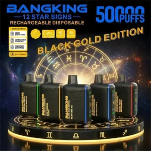 Bang King 50000 Puffs 50K Black Gold Sigaretta Elettronica Usa e Svapata