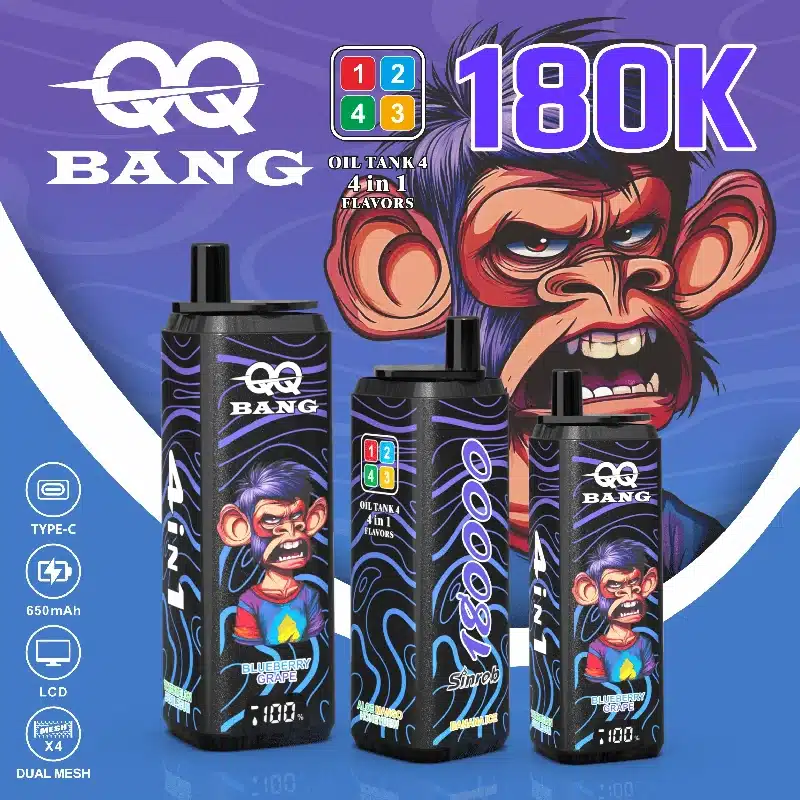 QQ BANG 180000 4 in 1 disposable vape QQ BANG 180000 4 in 1 disposable vape