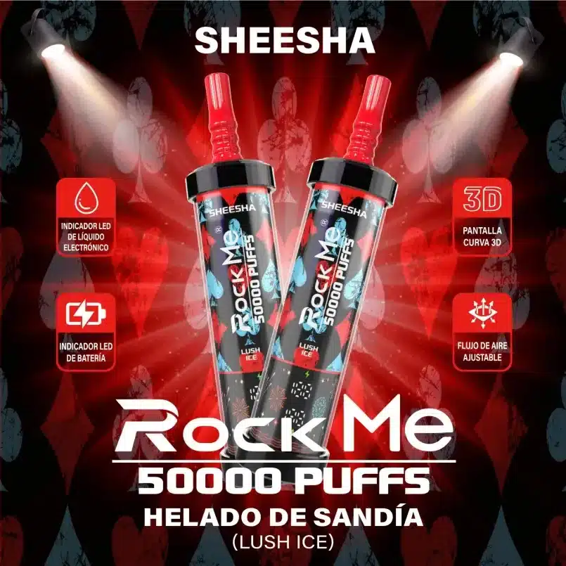 RockMe 50K 50.000 Züge Shisha Hookah Sheesha Einweg-E-Zigarette RockMe 50K 50.000 Züge Shisha Hookah Sheesha Einweg-E-Zigarette