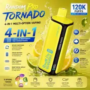 MYDE RANDM PRO TORNADO 4in1, 120.000 boccate